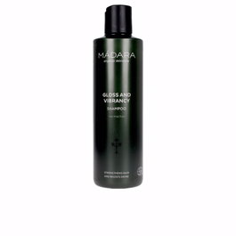 MÁDARA Shampoo GLOSS AND VIBRANCY 250 ml - Aporta Brillo y Vitalidad, Volumen, Cabello Fuerte y Sedoso - Con Extracto de Abedul y Arándano