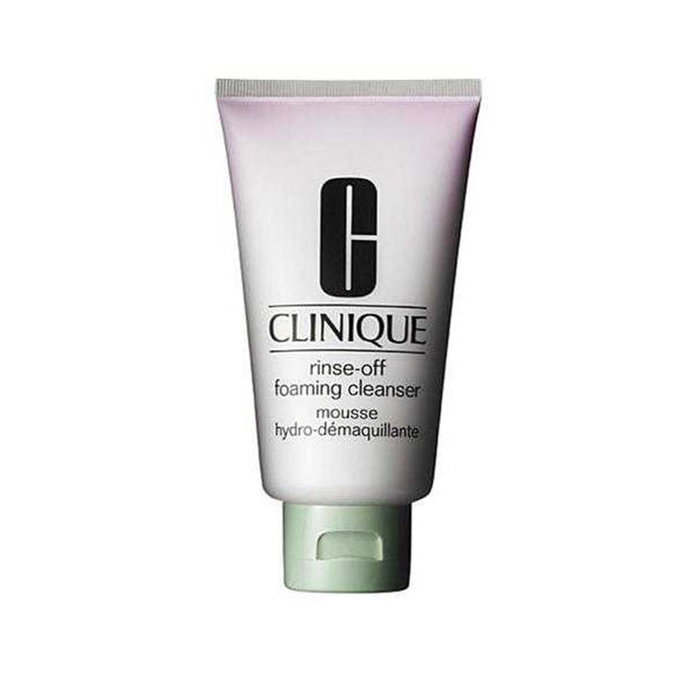 Clinique RINSE OFF foaming cleanser II 150 ml - Desmaquillante en Espuma para Piel Mixta, Limpieza Profunda Hipoalergénico Sin Fragancia