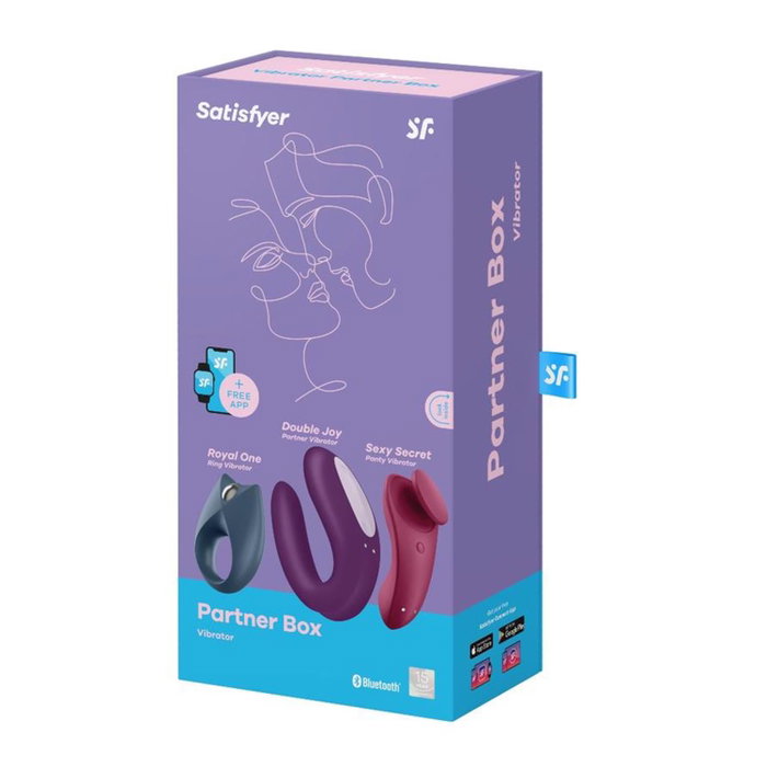Satisfyer Partner Box 3 Set Vibrador para Mujer con Estuche Satisfyer Partner Box 3 Set Vibrador para Mujer con Estuche