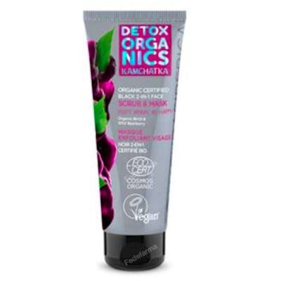 NATURA SIBERICA DETOX exfoliante y mascarilla negra 2 en 1 75m ECO NATURA SIBERICA DETOX exfoliante y mascarilla negra 2 en 1 75m ECO