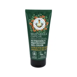 AGAFIA Mascarilla Capilar Nutrición y Color 200ml con Espino Amarillo - Nutre y Mantiene el Color - Vegana