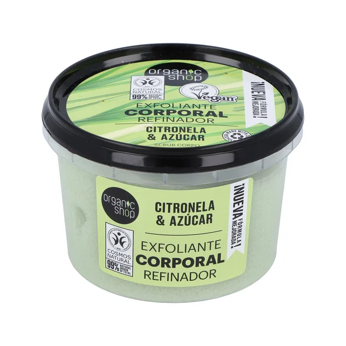 ORGANIC SHOP Exfoliante Corporal Refinador con Citronela 250 ml ORGANIC SHOP Exfoliante Corporal Refinador con Citronela 250 ml