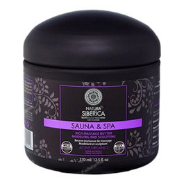 Natura Siberica Sauna & Spa Manteca Espesa de Masaje Anticelulítica