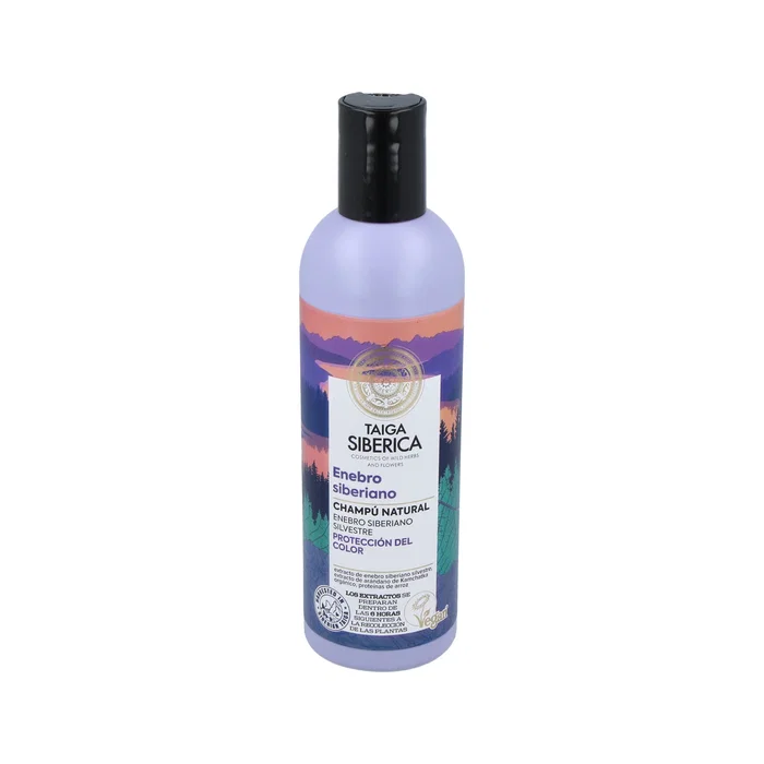 NATURA SIBERICA Taiga Champú Natural Protección del Color con Extracto de Bayas de Enebro Siberiano, 270 ml NATURA SIBERICA Taiga Champú Natural Protección del Color con Extracto de Bayas de Enebro Siberiano, 270 ml