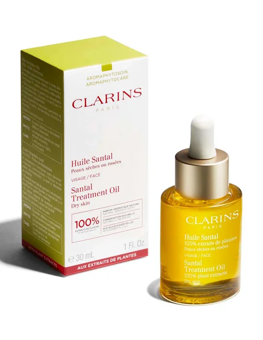 Clarins Aceite Santal para pieles secas o enrojecidas 30 ml