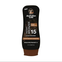 Australian Gold Protector Solar Corporal Loción con Bronceador SPF15 237 ml - Waterproof, Sin Parabenos, Cruelty Free