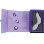 Satisfyer Curvy Trinity 2 Succionador y Vibrador Punto G con Forma Cónica y Curva para Placer Sexual Femenino, Color Violeta, 1 unidad