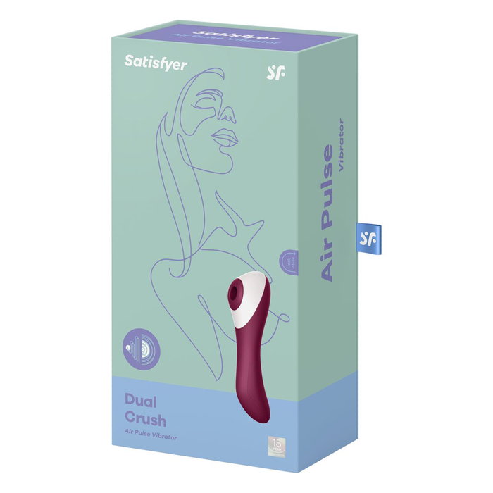 SATISFYER DUAL CRUSH Vibrador de Aire 1un SATISFYER DUAL CRUSH Vibrador de Aire 1un
