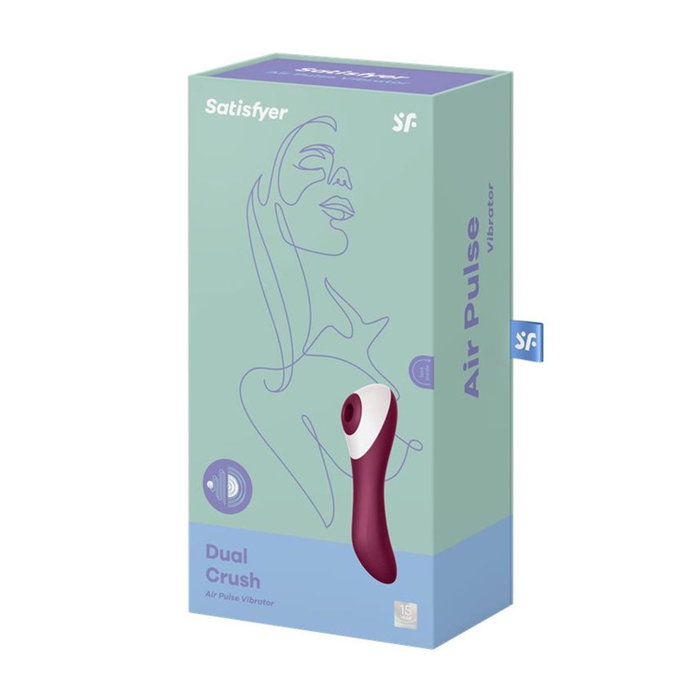 SATISFYER DUAL CRUSH Vibrador de Aire 1un SATISFYER DUAL CRUSH Vibrador de Aire 1un