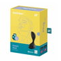 SATISFYER SWEET SEAL Plug Vibrator Negro con App