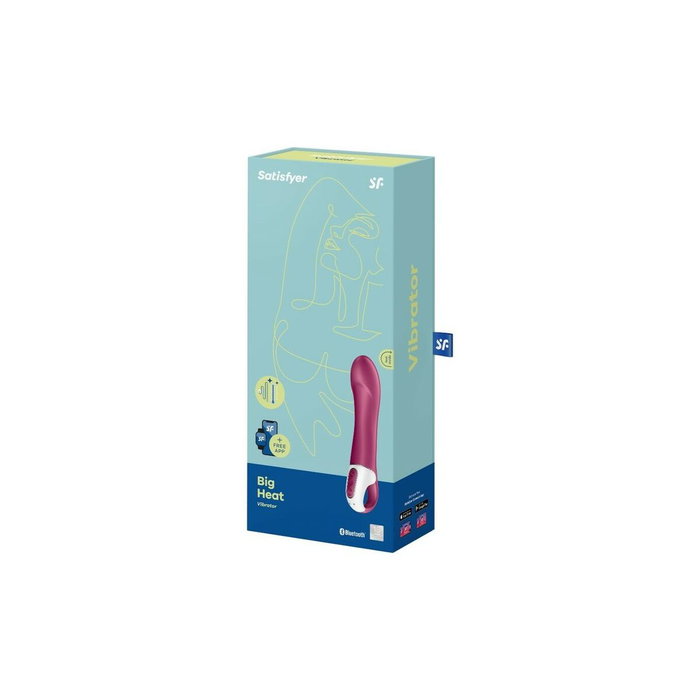 SATISFYER Big Heat Vibrador con Efecto Calor y App SATISFYER Big Heat Vibrador con Efecto Calor y App