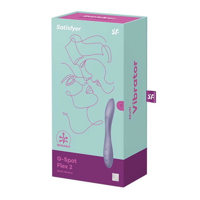 Satisfyer Vibrador G-spot flex 2 multi-vibrador violeta oscuro Satisfyer Vibrador G-spot flex 2 multi-vibrador violeta oscuro