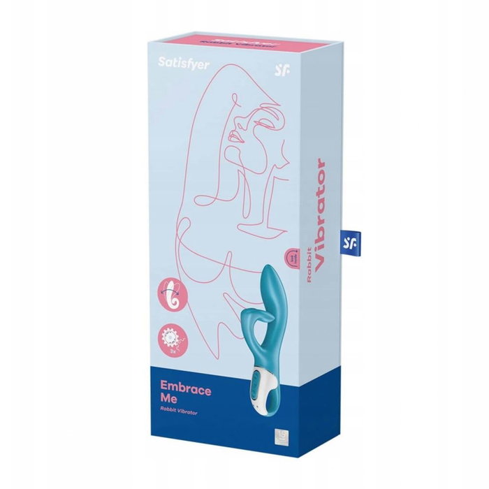 Satisfyer Embrace Me Vibrador de Conejo Turquesa para Mujer Satisfyer Embrace Me Vibrador de Conejo Turquesa para Mujer