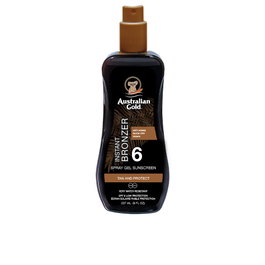 Australian Gold Protector Solar SUNSCREEN SPF6 con Bronceador Instantáneo - Spray Gel - 237 ml