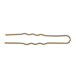 EUROSTIL Horquillas Invisibles para el Cabello Color Bronze - Pack de 20 Unidades