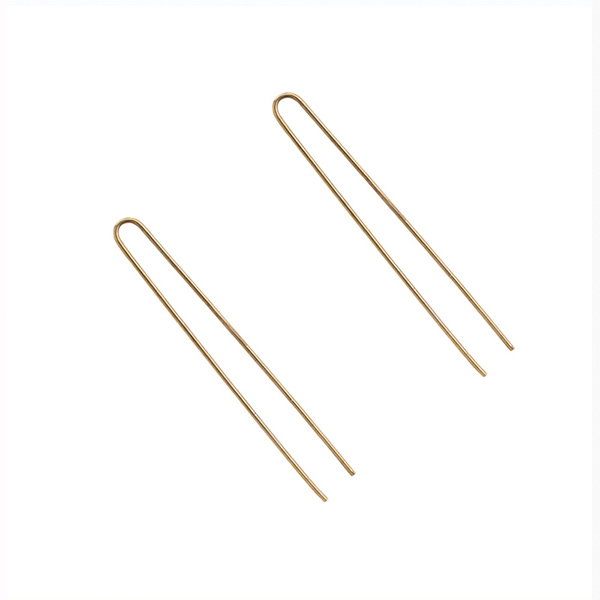EUROSTIL Horquillas para Moño 65mm Bronce 20 Unidades EUROSTIL Horquillas para Moño 65mm Bronce 20 Unidades