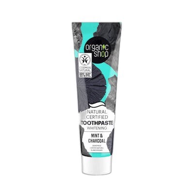 ORGANIC SHOP OS Carbon y Menta Pasta de Dientes Blanqueante Natural ORGANIC SHOP OS Carbon y Menta Pasta de Dientes Blanqueante Natural