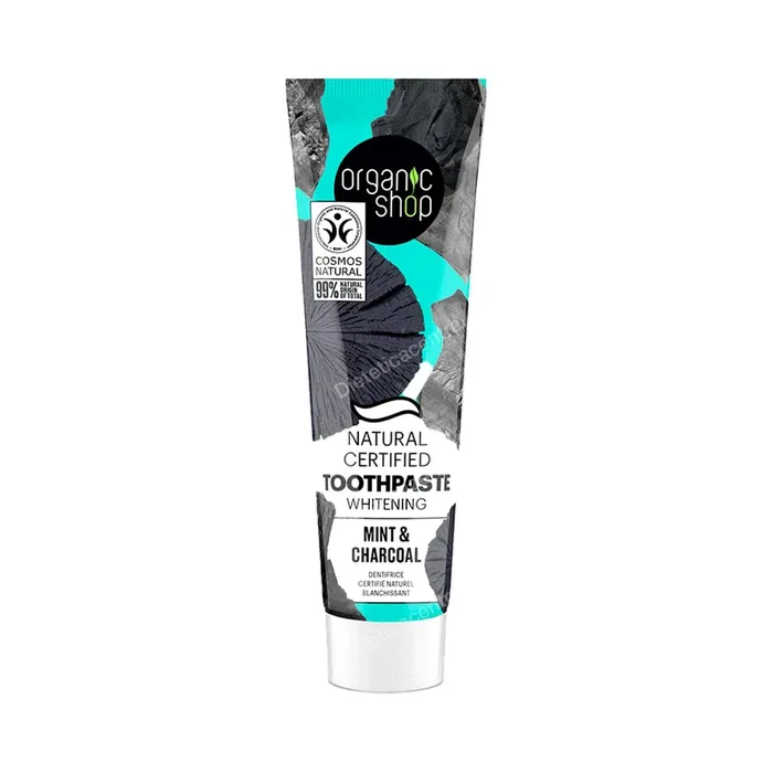 ORGANIC SHOP OS Carbon y Menta Pasta de Dientes Blanqueante Natural ORGANIC SHOP OS Carbon y Menta Pasta de Dientes Blanqueante Natural