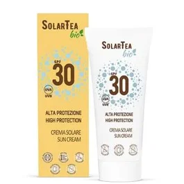BEMA Crema Solar Protectora Ecológica SPF30+ Alta Protección 100 ml para Piel Sensible - Solar Tea
