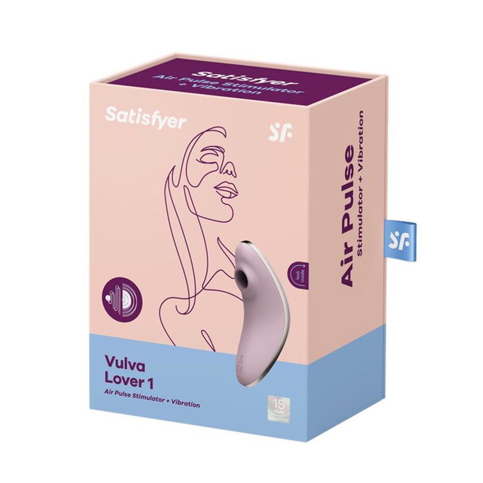 Satisfyer Vulva Lover 1 Vibrador y Estimulador de Aire Lila para Mujer Satisfyer Vulva Lover 1 Vibrador y Estimulador de Aire Lila para Mujer