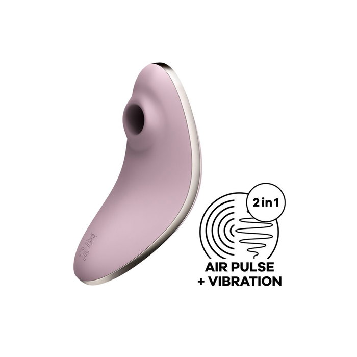 SATISFYER Vulva Lover 1 Vibrador y Estimulador de Aire Lila SATISFYER Vulva Lover 1 Vibrador y Estimulador de Aire Lila