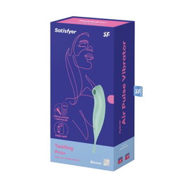 Satisfyer Vibrador Híbrido de Aire con App Twirling Pro+, Menta