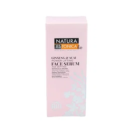 Natura Estonica Sérum Facial Bio Ginseng y Acaí 30 ml para Piel Madura y Sensible - Reafirmante e Hidratante