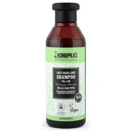 Dr. Konopka's Champú Anti-Caída para Todo Tipo de Cabello - Fortalece Cabello Débil - 280 ml - Certificado Vegan y COSMOS Natural
