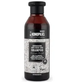 DR. KONOPKA'S Men Champú Anticaida Energizante 280ml para Control de Caída Capilar y Cuero Cabelludo - Champú Vegano para Hombres