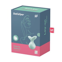 Satisfyer Viva la vulva 3 lay-on vibrador menta para mujer