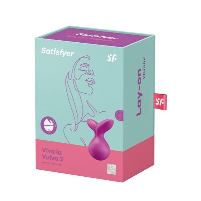 SATISFYER Viva La Vulva 3 Lay-On Vibrador Violeta SATISFYER Viva La Vulva 3 Lay-On Vibrador Violeta