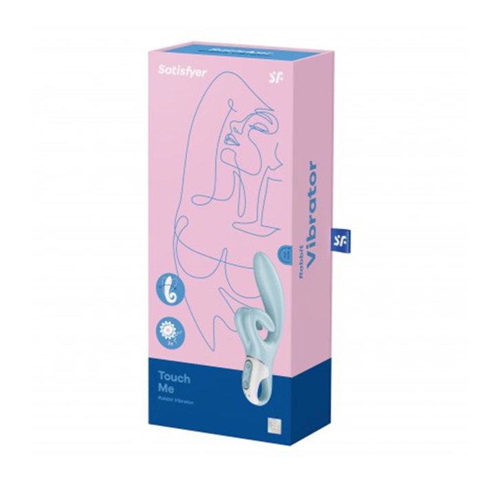 Satisfyer Vibrador Touch Me Blue Aquamarine Satisfyer Vibrador Touch Me Blue Aquamarine