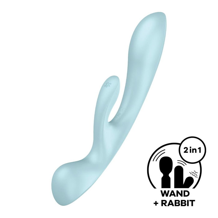 SATISFYER Triple OH! Multi-vibrador Azul SATISFYER Triple OH! Multi-vibrador Azul