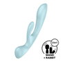 SATISFYER Triple OH! Multi-vibrador Azul