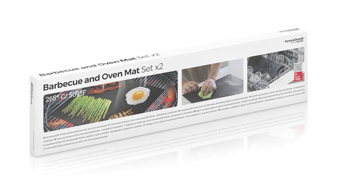 Inde Esterilla para horno y barbacoa Innovagoods, 12 unidades