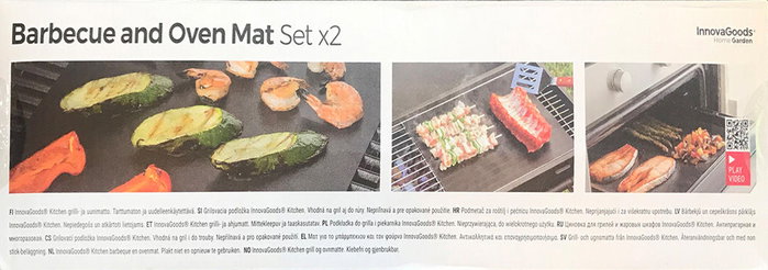 Inde Esterilla para horno y barbacoa Innovagoods, 12 unidades