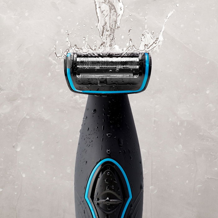 Depiladora Corporal Masculina con Mango Extensible InnovaGoods IG114543