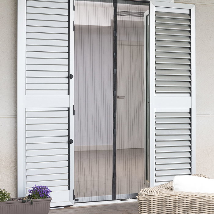 Inde Cortina Mosquitera Negro 16 cm x 3 cm x 23 cm (20 Unidades)