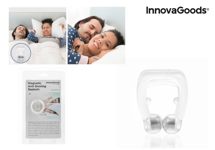 Dilatador Nasal Magnético Antirronquidos InnovaGoods Dilatador Nasal Magnético Antirronquidos InnovaGoods