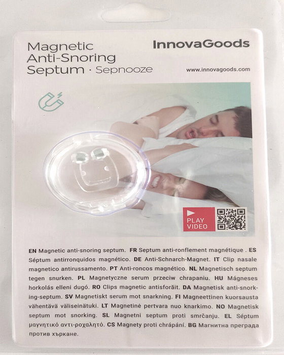 Dilatador Nasal Magnético Antirronquidos InnovaGoods Dilatador Nasal Magnético Antirronquidos InnovaGoods