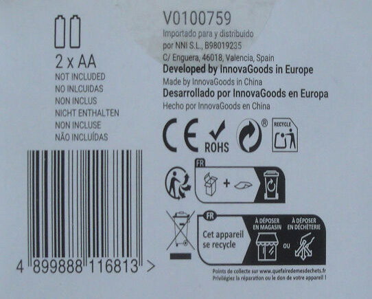 Limpiador de Oídos Eléctrico Reutilizable InnovaGoods