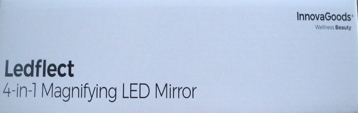 Inde Espejo de aumento con LED 4 en 1 Ledflect Innovag - 20 x 7,5 x 30 cm (6 Unidades)