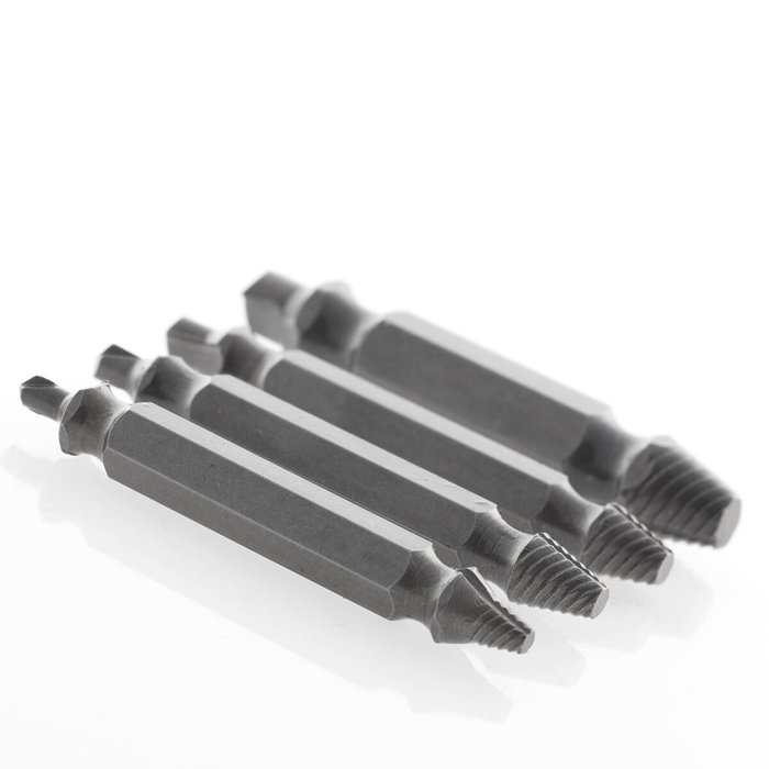 Innovagoods Pack de 4 Brocas para Extraer Tornillos Dañados