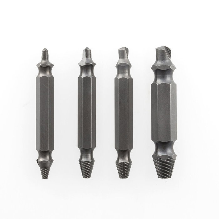 Innovagoods Pack de 4 Brocas para Extraer Tornillos Dañados