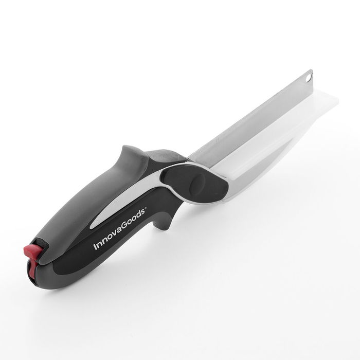 Cuchillo-Tijera con Mini Tabla de Cortar Integrada Scible InnovaGoods Cuchillo-Tijera con Mini Tabla de Cortar Integrada Scible InnovaGoods