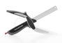 Innovagoods Cuchillo tipo tijera con mini tabla de cortar integrada
