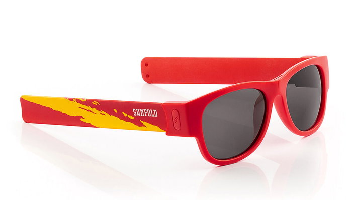 Inde Gafas de Sol Enrollables Sunfold Spain Red (50 Unidades)