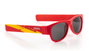 Inde Gafas de Sol Enrollables Sunfold Spain Red (50 Unidades)