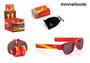 Inde Gafas de Sol Enrollables Sunfold Spain Red (50 Unidades)