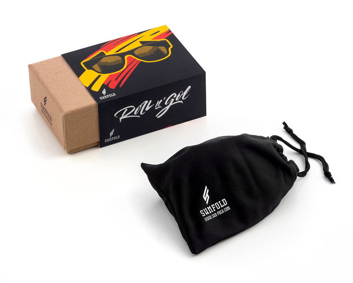 Innovagoods Gafas de Sol Enrollables Sunfold Black con Cristales Polarizados Innovagoods Gafas de Sol Enrollables Sunfold Black con Cristales Polarizados